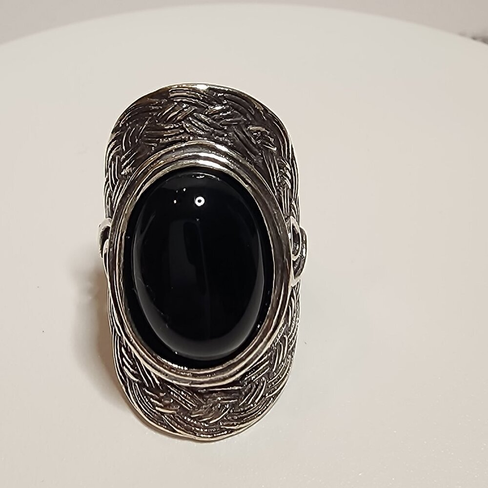 Onyx 925 Silver Ring